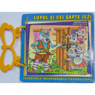 LUPUL SI CEI SAPTE IEZI. CARTOANE CU MANER