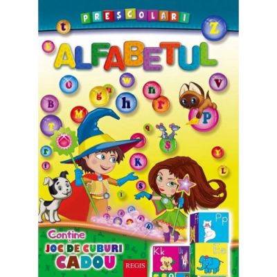 ALFABETUL. CONTINE JOC DE CUBURI CADOU. EDITIE COLOR