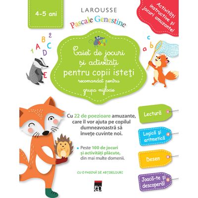 CAIET DE JOCURI SI ACTIVITATI PENTRU COPII ISTETI. GRUPA MIJLOCIE