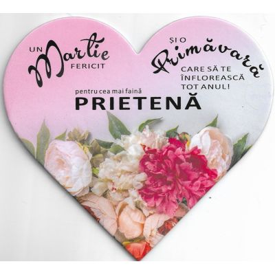 Un martie fericit si o primavara care sa te infloreasca tot anul! pentru cea mai faina prietena-magnet