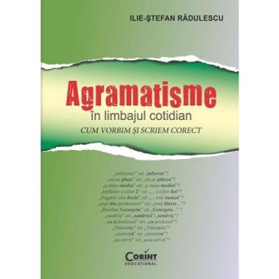 AGRAMATISME IN LIMBAJUL COTIDIAN