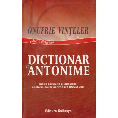DICTIONAR DE ANTONIME