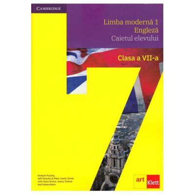 Limba modernă 1. Engleză. Caietul elevului. Clasa a VII-a