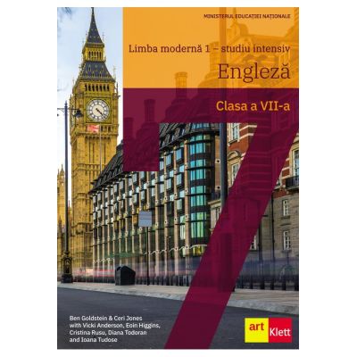 Limba modernă 1. Engleză. Studiu intensiv. Manual. Clasa a VII-a