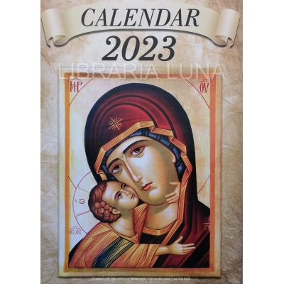 CALENDAR 2023 RELIGIOS 13 FILE format X4. Crestin-Ortodox