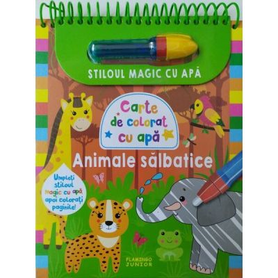 Animale sălbatice. Stiloul magic cu apă