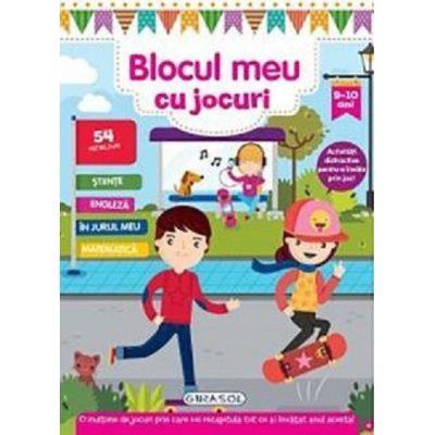 Blocul meu cu jocuri. 9-10 ani