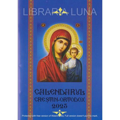 CALENDAR Creștin-Ortodox 2023 format cărticică