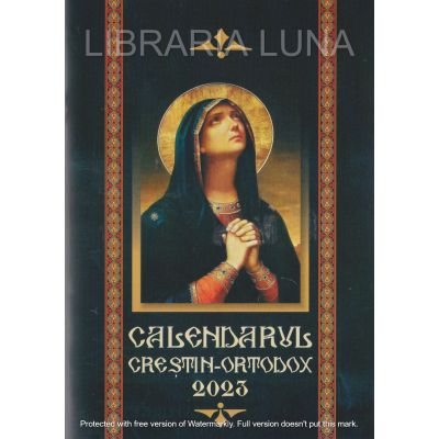 CALENDAR Creștin-Ortodox 2023 format cărticică