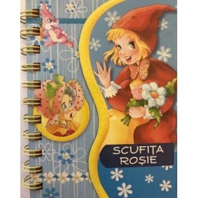 Scufița roșie. Poveste și activități (carte cu spirală)