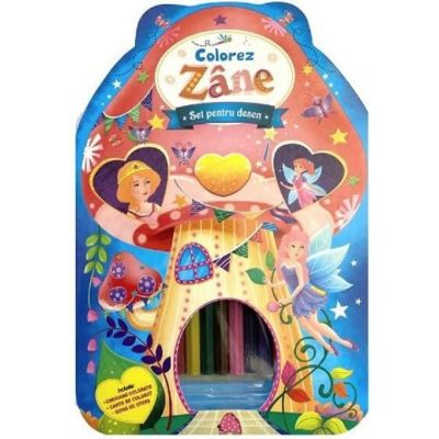 Set pentru desen. Colorez zâne