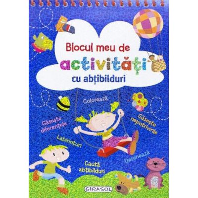 Blocul meu de activități cu abțibilduri