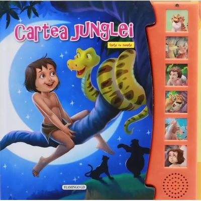 Cartea Junglei. Carte cu sunete
