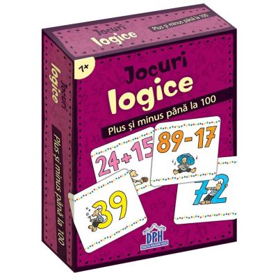 Jocuri logice. Plus și minus până la 100