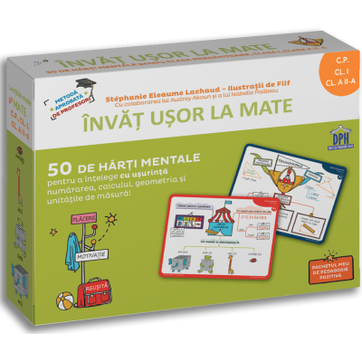 Învăț ușor la mate. Clasa pregătitoare, clasa I, clasa a II-a