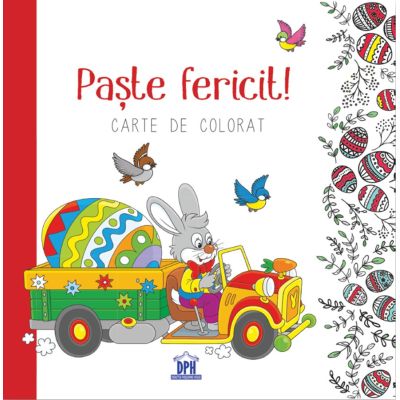 Paște fericit! Carte de colorat
