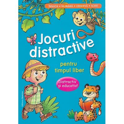 Jocuri distractive pentru timpul liber. albastru