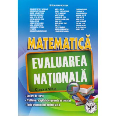 MATEMATICĂ. Evaluarea Națională. Clasa a VIII-a