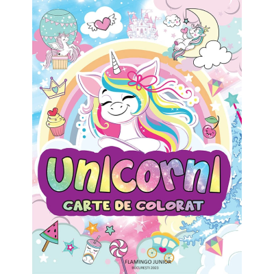 Unicorni. Carte de Colorat
