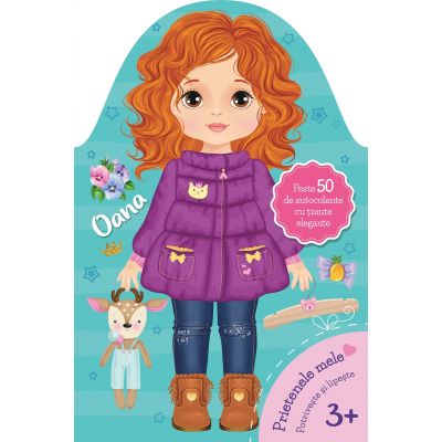Oana. Prietenele mele. Potrivește și lipește. 3+