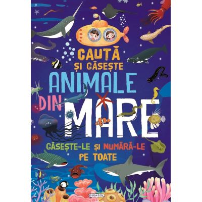 Animale din mare. Caută și găsește