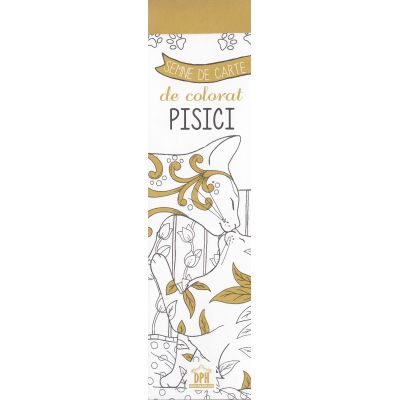 Pisici. Semne de carte de colorat