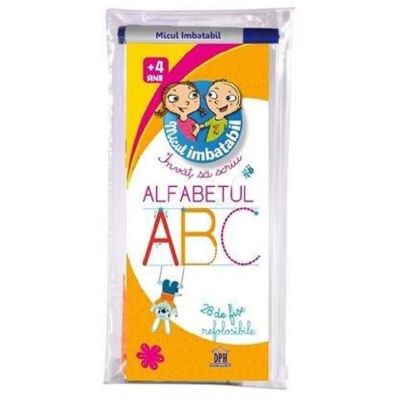 Alfabetul.Învăț să scriu. Scrie și ștergi. Micul imbatabil