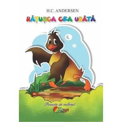Rățușca cea urâtă. Carte de colorat