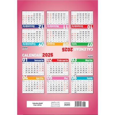 Calendar 2025 Pliabil