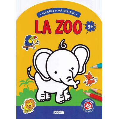 La Zoo. Colorez și mă distrez. 3+