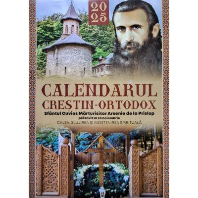 Calendar 2025. Religios. Arsenie Boca