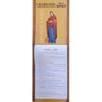 Calendar 2025. Religios. Format foiță