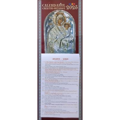 Calendar 2025. Religios. Format foiță