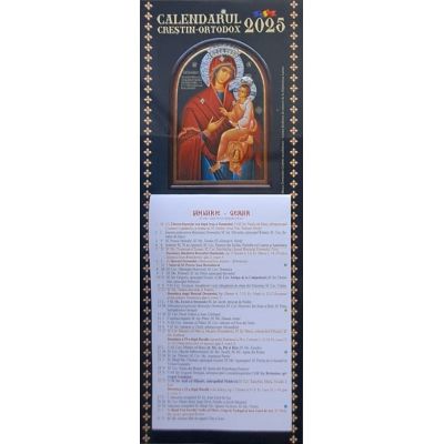 Calendar 2025. Religios. Format foiță
