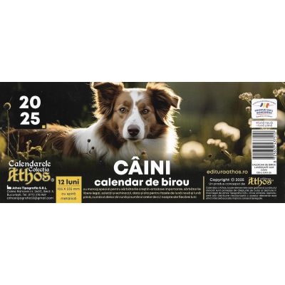 Calendar 2025 de birou. Câini