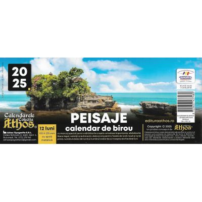 Calendar 2025 de birou. Peisaje