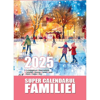 2025. Super calendarul familiei. 365 file