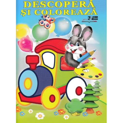 Descoperă și colorează. Jucării