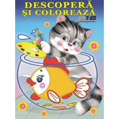 Descoperă și colorează. Animale domestice