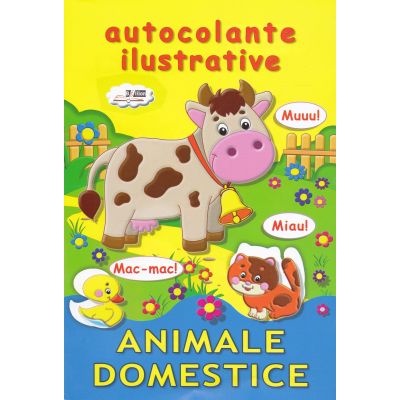 Animale domestice. Autocolante ilustrative