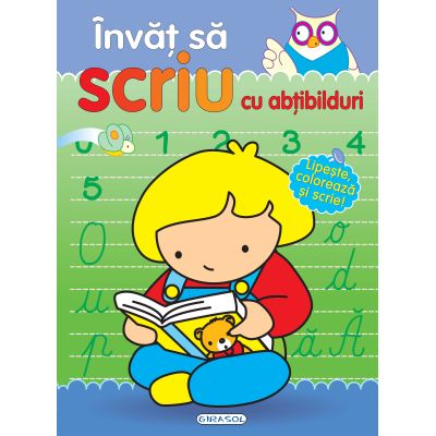 Învăţ să scriu cu abţibilduri