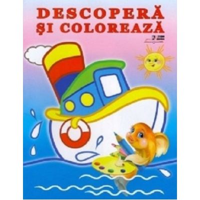 Descoperă și colorează. Mijloace de transport