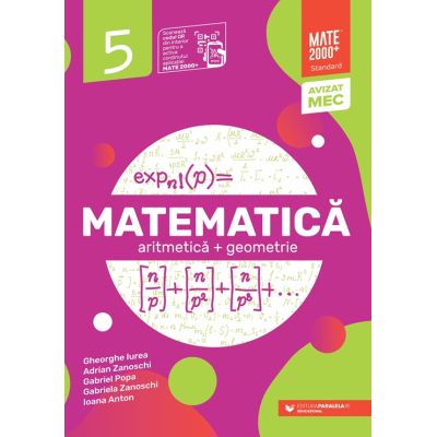 Matematică. Aritmetică, geometrie. Mate 2000. Standard. Clasa a V-a