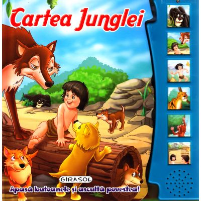 Cartea Junglei. Apasă butoanele și ascultă povestea!