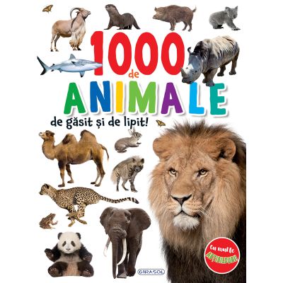 1000 de animale de găsit şi lipit!